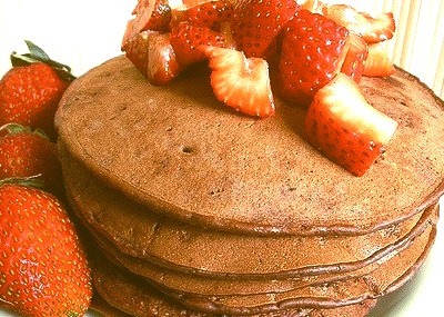 Strawberry, Pancake, Chocolate