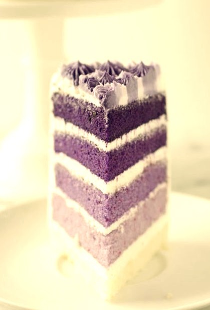 Purple Ombre Layer Cake Cake Merchant